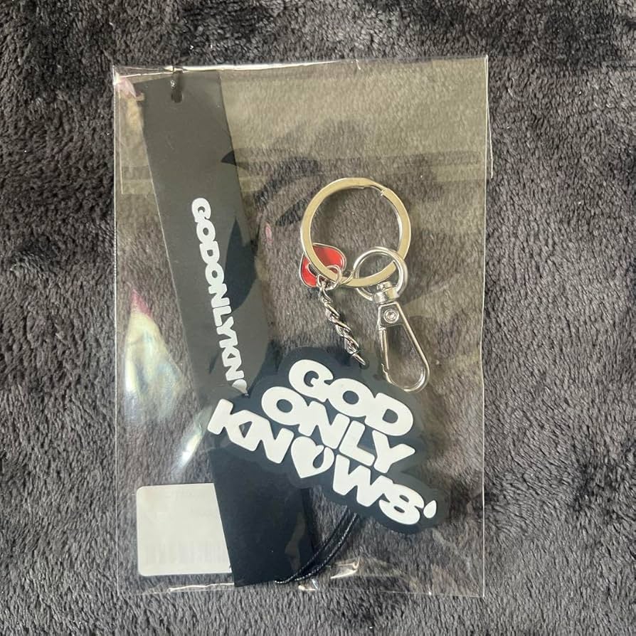 Amazon.co.jp: 岩田剛典 GOD ONLY KNOWS LOGO KEY RING BLACK